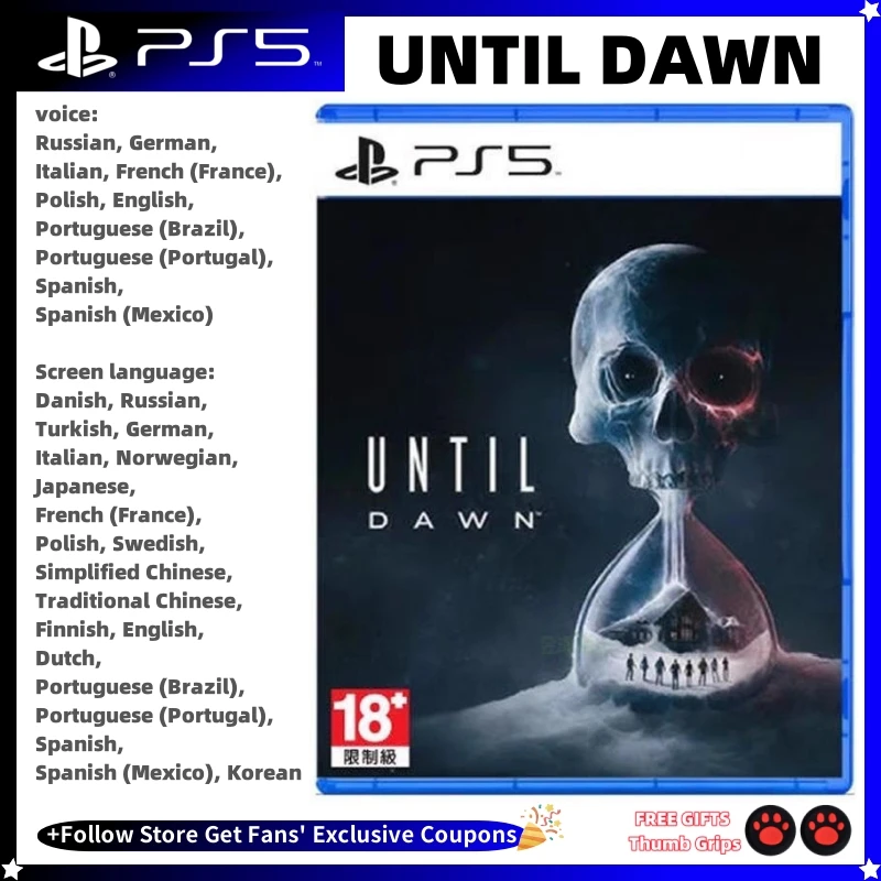 Playstatio5 PS5 оригинальный новый игровой компакт-диск до рассвета Playstation5 игровая