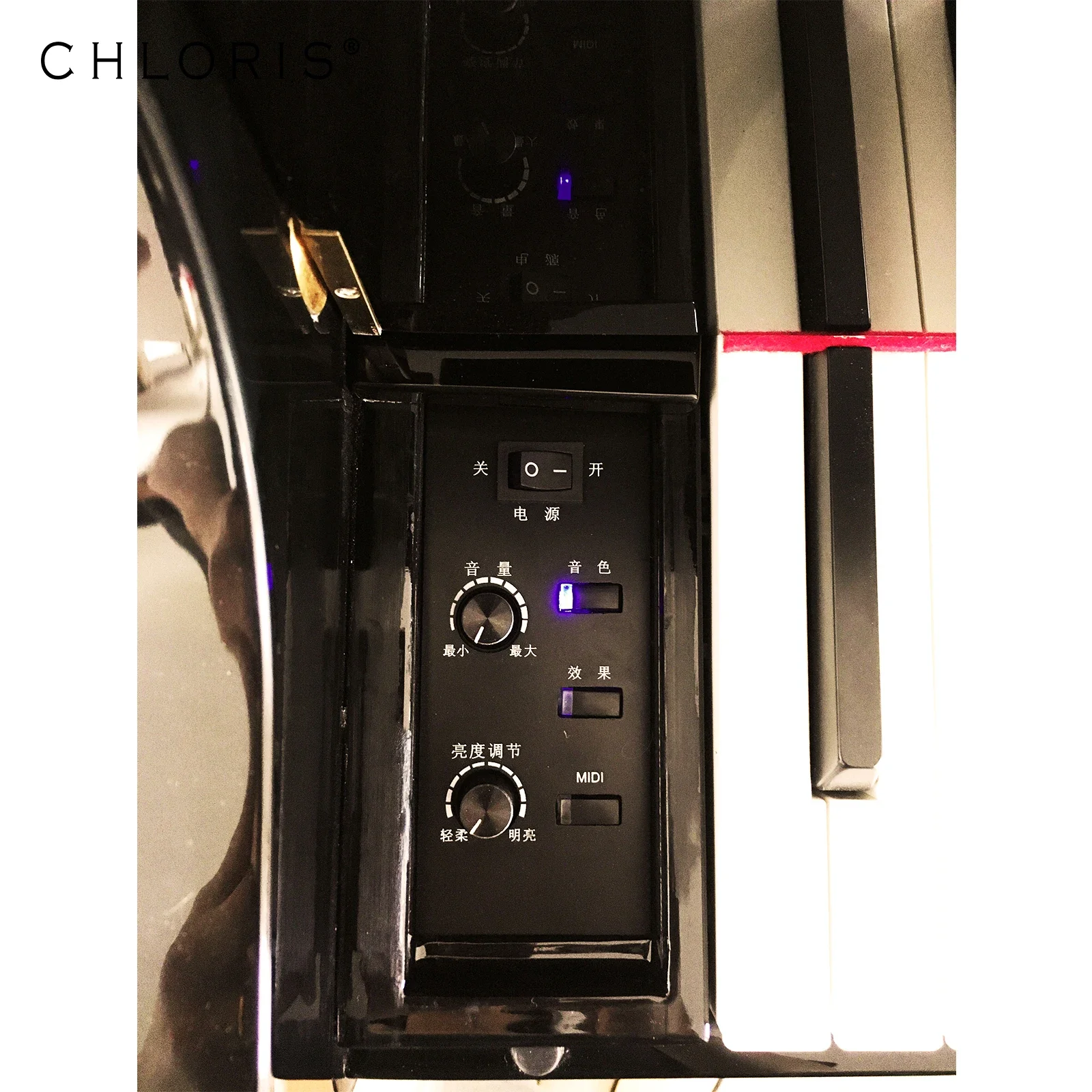 Фото Многофункциональное цифровое пианино CHLORIS с 88 клавишами, заводская цена, электронное пианино CDG-152 на продажу №3