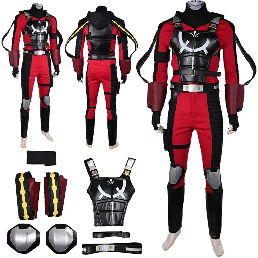 Deadshot Косплей Фэнтези Пояс Маска Боевая Одежда Игра Самоубийца Команда Костюм