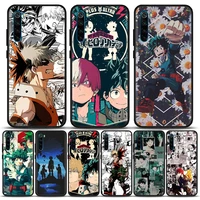 anime my hero academia phone case for redmi 6 6a 7 7a note 7 8 8a 8t note 9 9s 4g 9t pro soft silicone cover