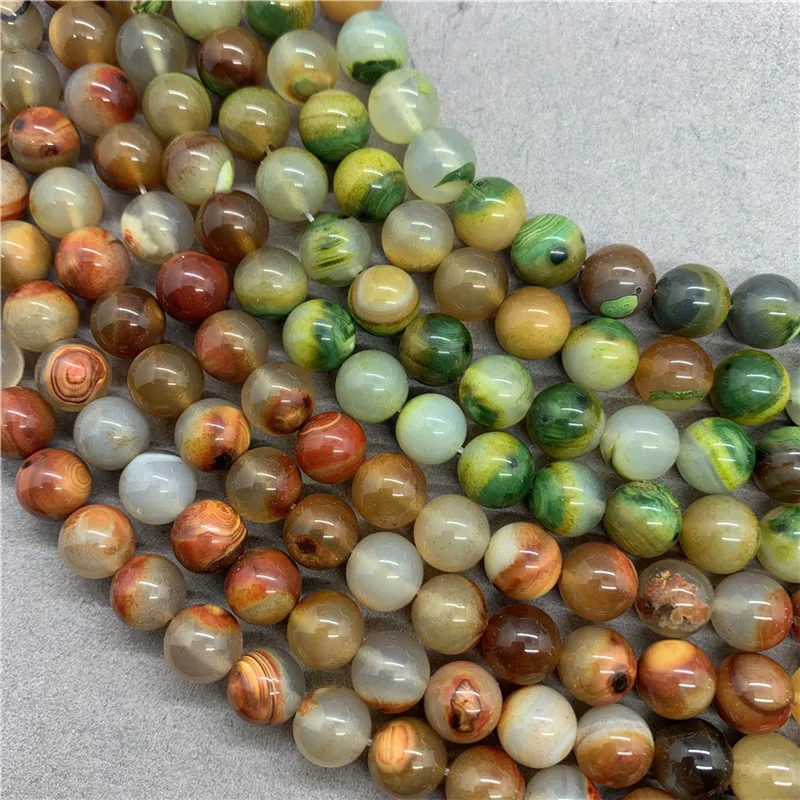 

Natural 6/8 Mm Onyx Loose Spacer Bead for Jewelry Making DIY Bracelet