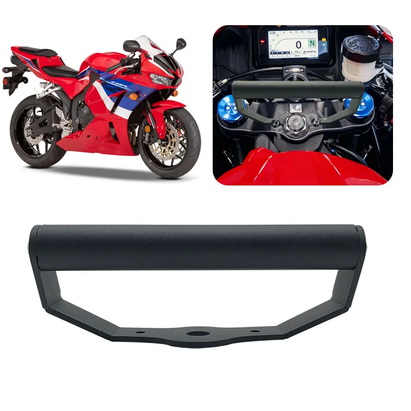 Фото Для Honda CBR600RR CBR600 2021 2022 2023: Кронштейн для навигатора на мотоцикл, держатель для телефона на переднюю ручку, подставка CBR 600 RR 600RR №1