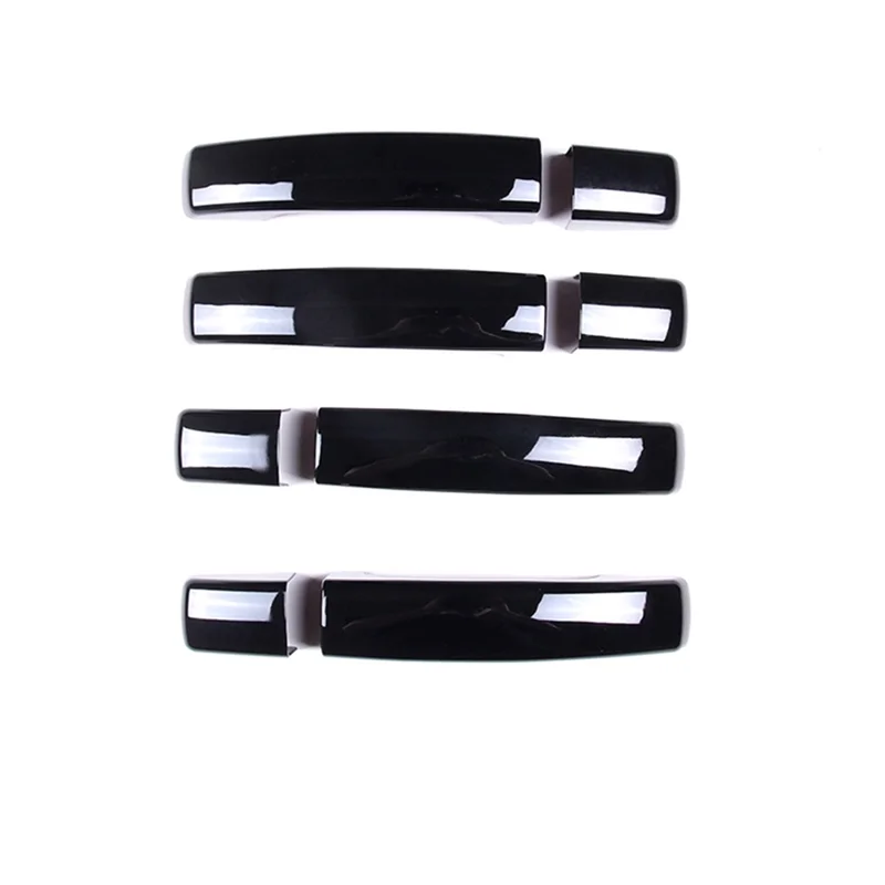 

Car Outer Door Handle Cover Trim Sticker for 4 2010-2016 Accessories ,Black Without Hole