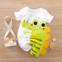 newborns baby boys cartoon dinosaur jumpsuits overalls for kids toddler long sleeve infant costume outfits clothes