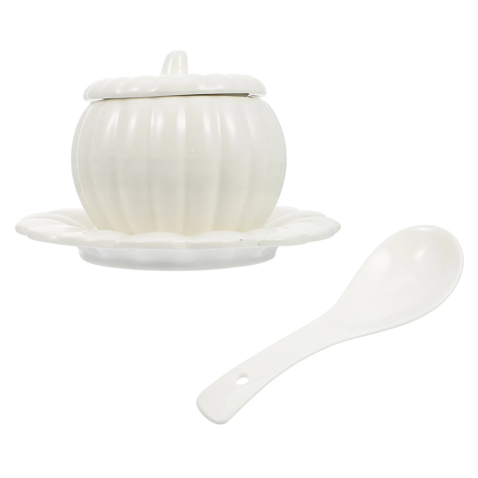 

Bowl Pumpkin Ceramic Soup Stew Pot Cupwith Cups Bowls Steaming Porcelainlid Jar Cooking Egg Brulee Salad Creme Tea Cocotte