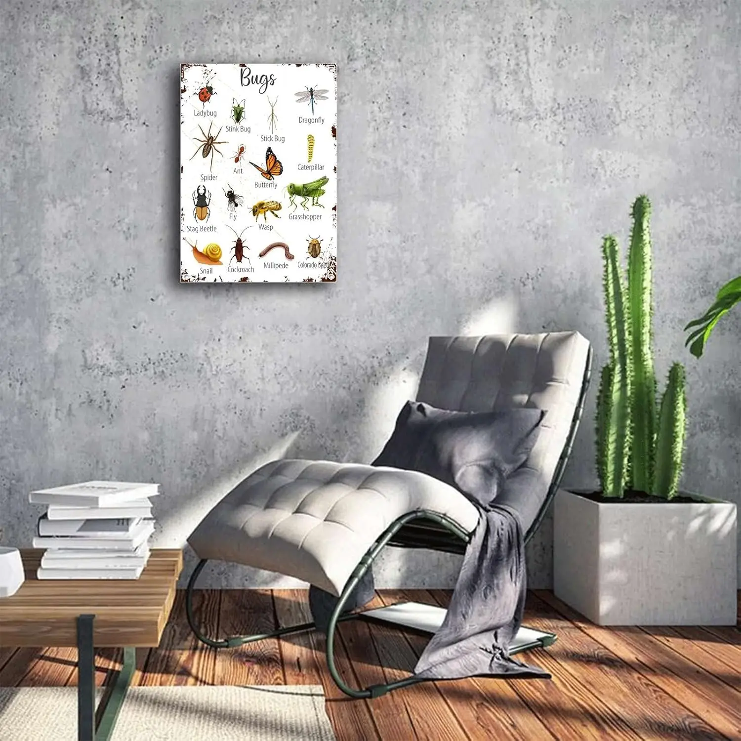 Tn Sgn nsect nml Bug Prntbles для Kds Lernng nmls Gft Boys Grls Chldren Rooms Pntng rt Fun Home Decor Bstro Crtel de Chp