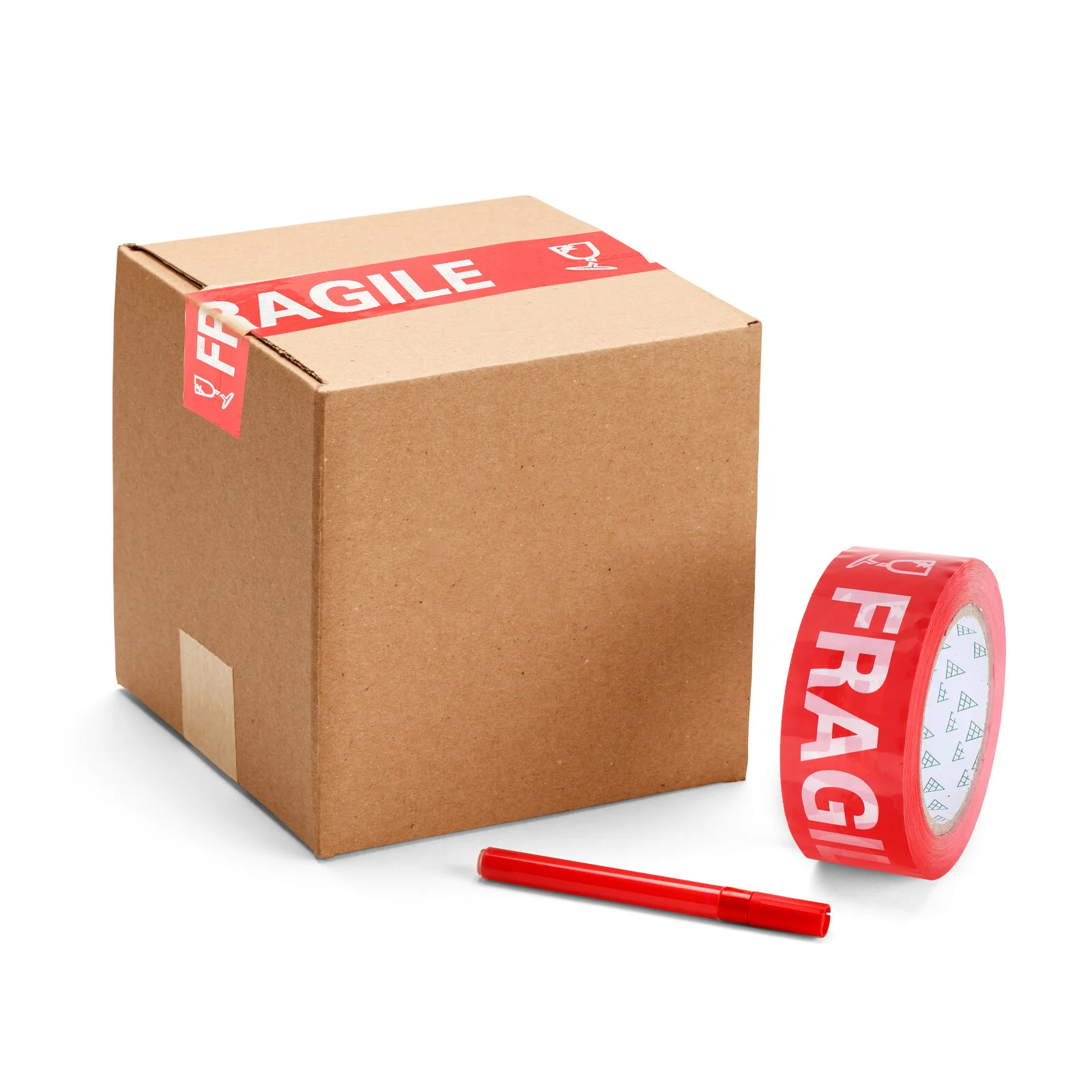 

1 Roll Fragile Marking Seal Tape Shipping Care Packing Seal Tape Fragile Warning Seal Tape