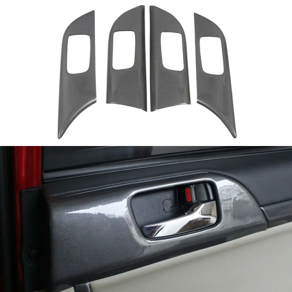 

Interior Side Door Handle Bowl Cover Trim 4pcs For Mitsubishi Lancer 2008-2016