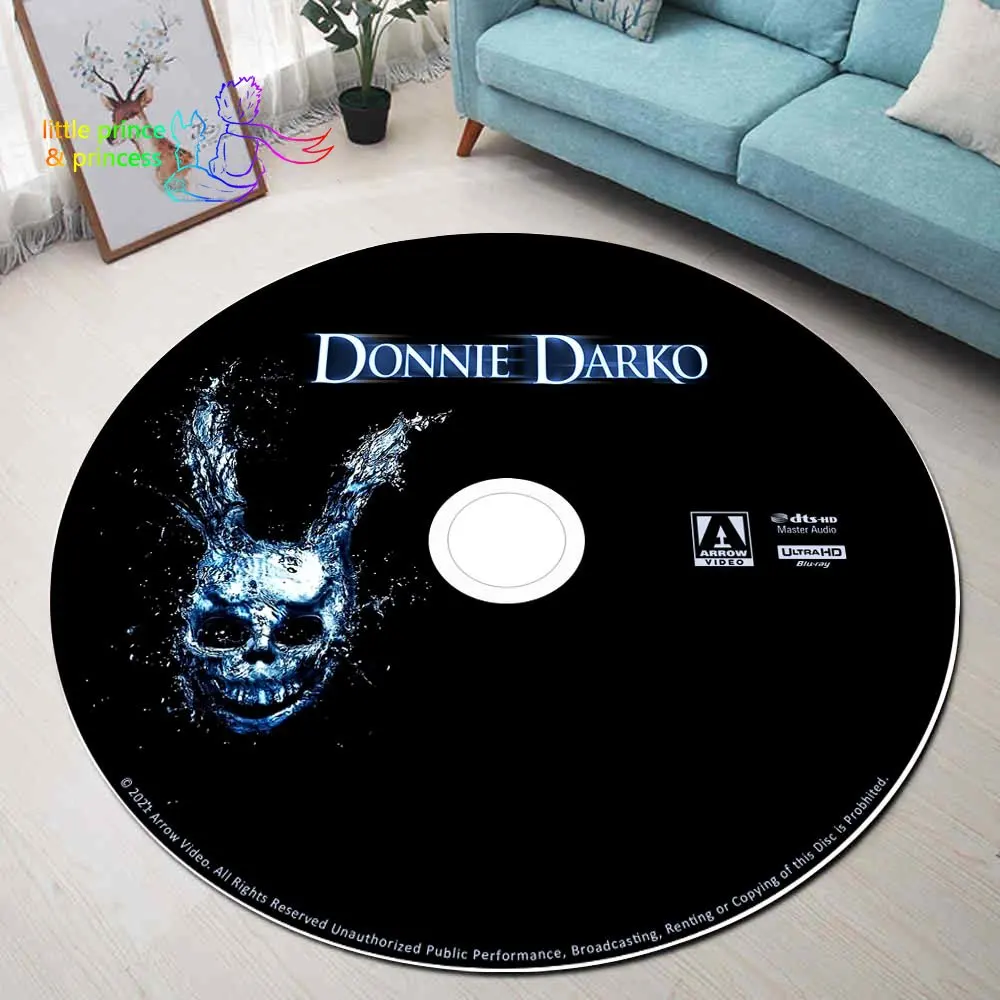 

Донни Дарко, круглый коврик для CD-дисков, для Хэллоуина, ужасный круглый коврик, коврик для ванной, черный коврик, домашний декор, ковер для г...