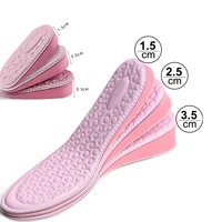 1 pairs memory foam invisible height increased insoles for women shoes inner sole shoe comfortable massage heightening insoles
