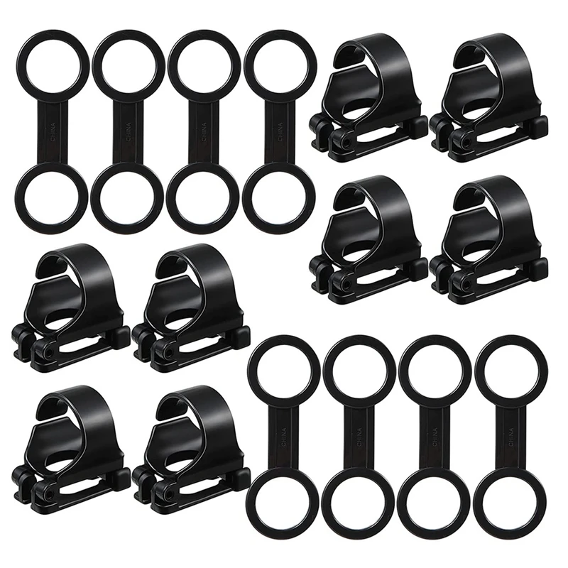 

16 Pcs Dive Universal Plastic Clip Silicone Snorkel Keeper Snorkel Clip For Mask Black Snorkel Mask Clip Snorkel Clip