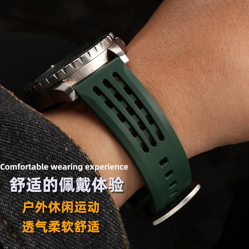 Фото Ремешок для часов SUUNTO Vertical Songtuo 9 Peak Pro/9Peak/5Peak, из фторкаучука, для активного отдыха, велоспорта и альпинизма, мужской, 22 мм №5