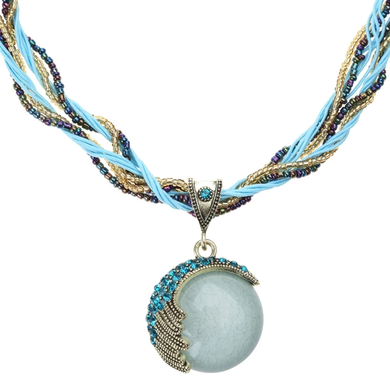 

Necklaces for Women Bohemian Style Fashion Jewelry for rhinestone Pendant Jewelr