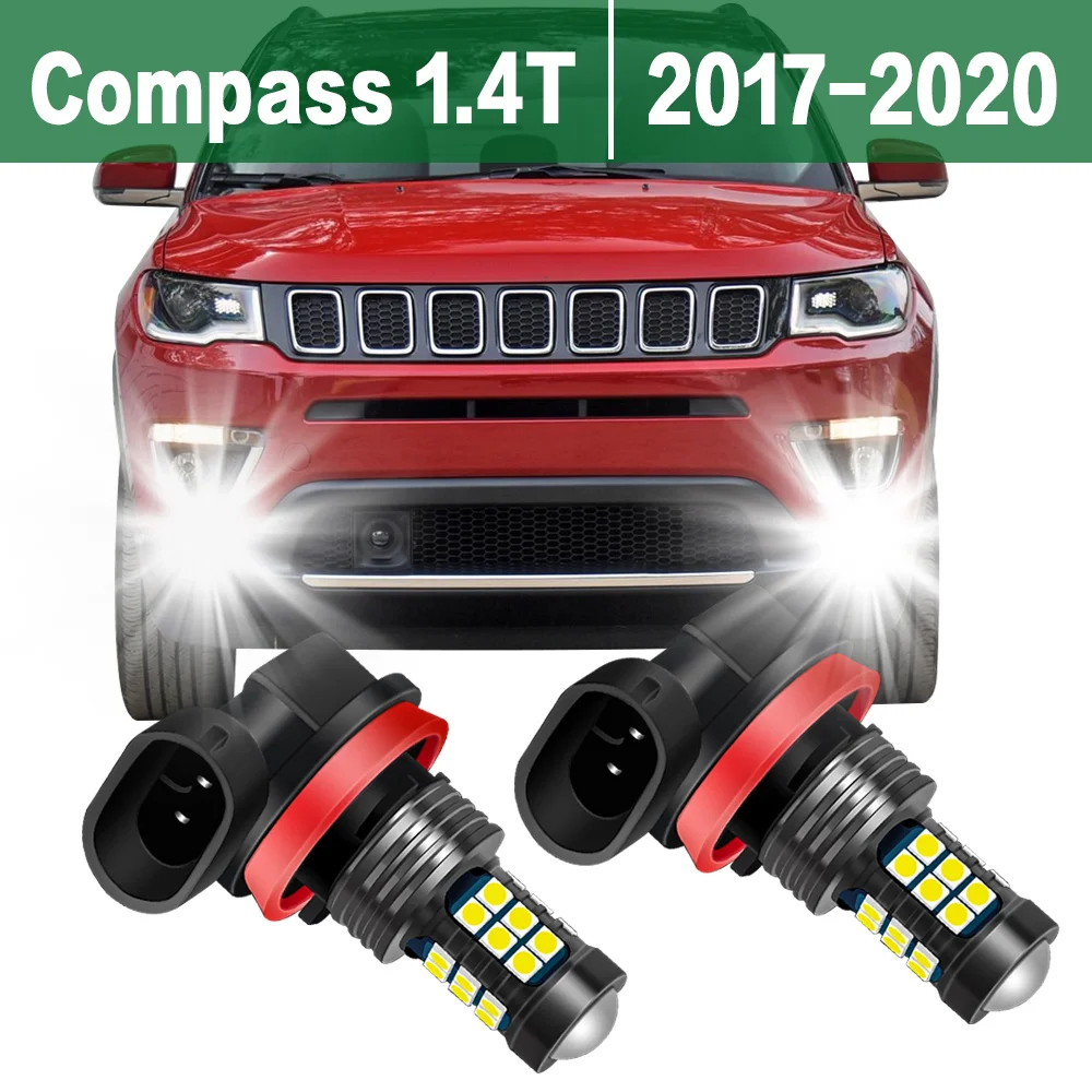 

2 шт., автомобильные передние противотуманные лампы для JEEP Compass 1,4 T 2017 2018 2019 2020