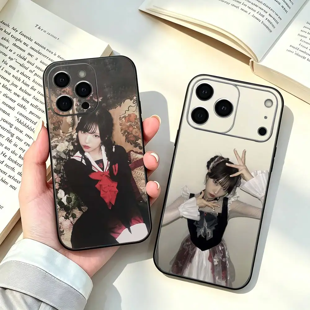 Фото Чехол для телефона Phantom S-Siita Otomodachi для iPhone 17,16,15,14,13,12,11 Plus, Pro Max, XS, мягкий силиконовый черный чехол №1