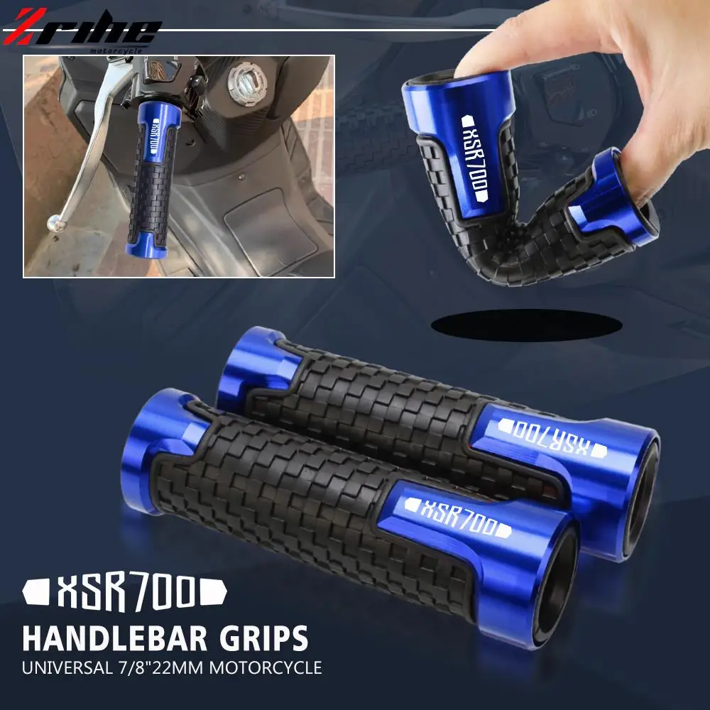

7/8"22mm Motorcycle Anti-Slip Handle Bar Handlebar Grips For YAMAHA XSR 700 155 900 XSR700 XSR155 XSR900 ABS 2019 2020 2021 2022