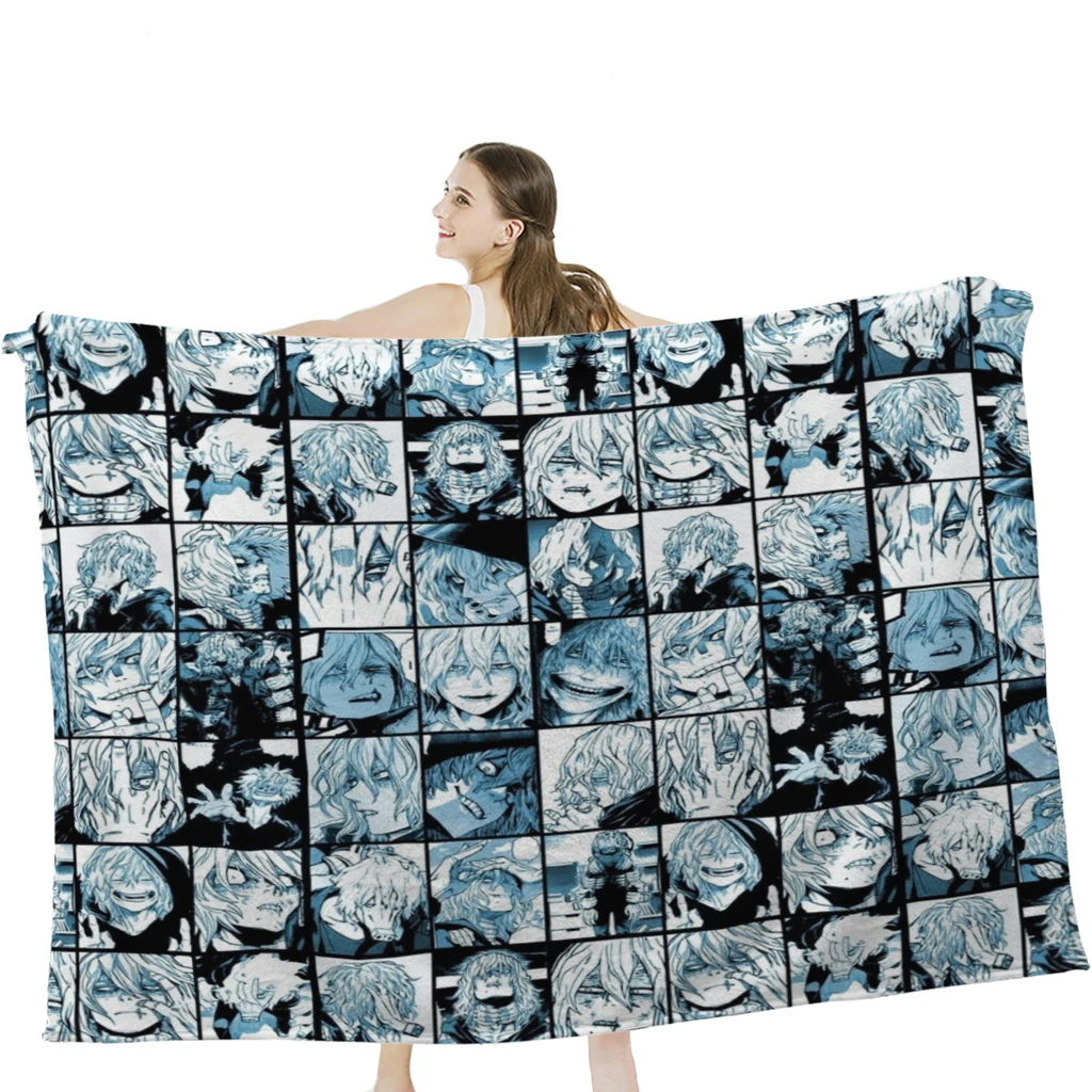 

Shigaraki Collage (color version) Throw Blanket,Nap Blanket,Sofa, Camping, Cold Cinema or Travel