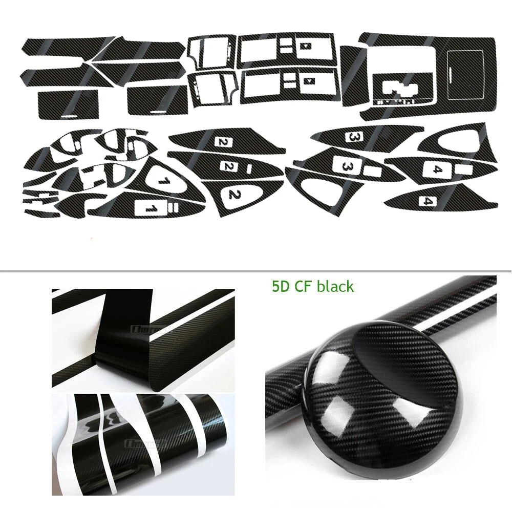 Для Toyota Camry Aurion XV40 2007-2011 автомобильный Стайлинг из углеродного волокна салона автомобиля центральная консоль цветная молдинг наклейка наклейки детали