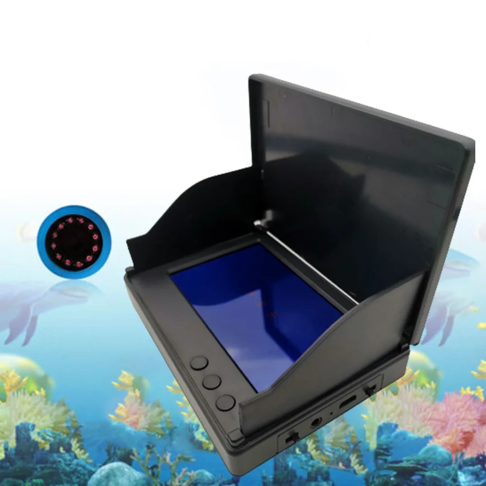 

Fish Finder LCD 4.3 Inch Display Underwater Fishing Camera Screen Waterproof IPS 800x480 10 Hours Endurance Tackle Tools