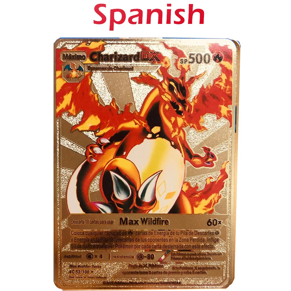 

Spanish 27 Styles Pokemon Mew-two Stainless Steel Metal Toys Hobbies Hobby Collectibles Game Collection Anime Cards Spanish
