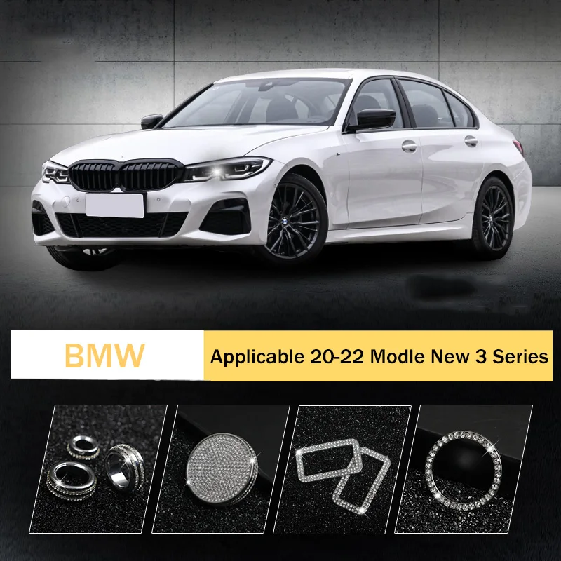 

Car Diamond Inlaid Decorative Sticker Is Suitable For BMW 3 Series 20-22