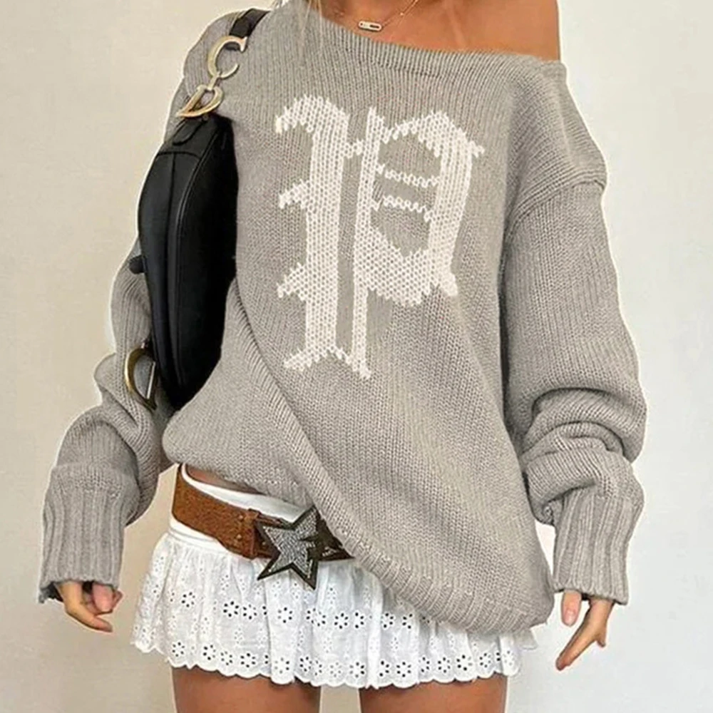 Женский свитер Mia Muse осенний французский модный удобный повседневный с длинными