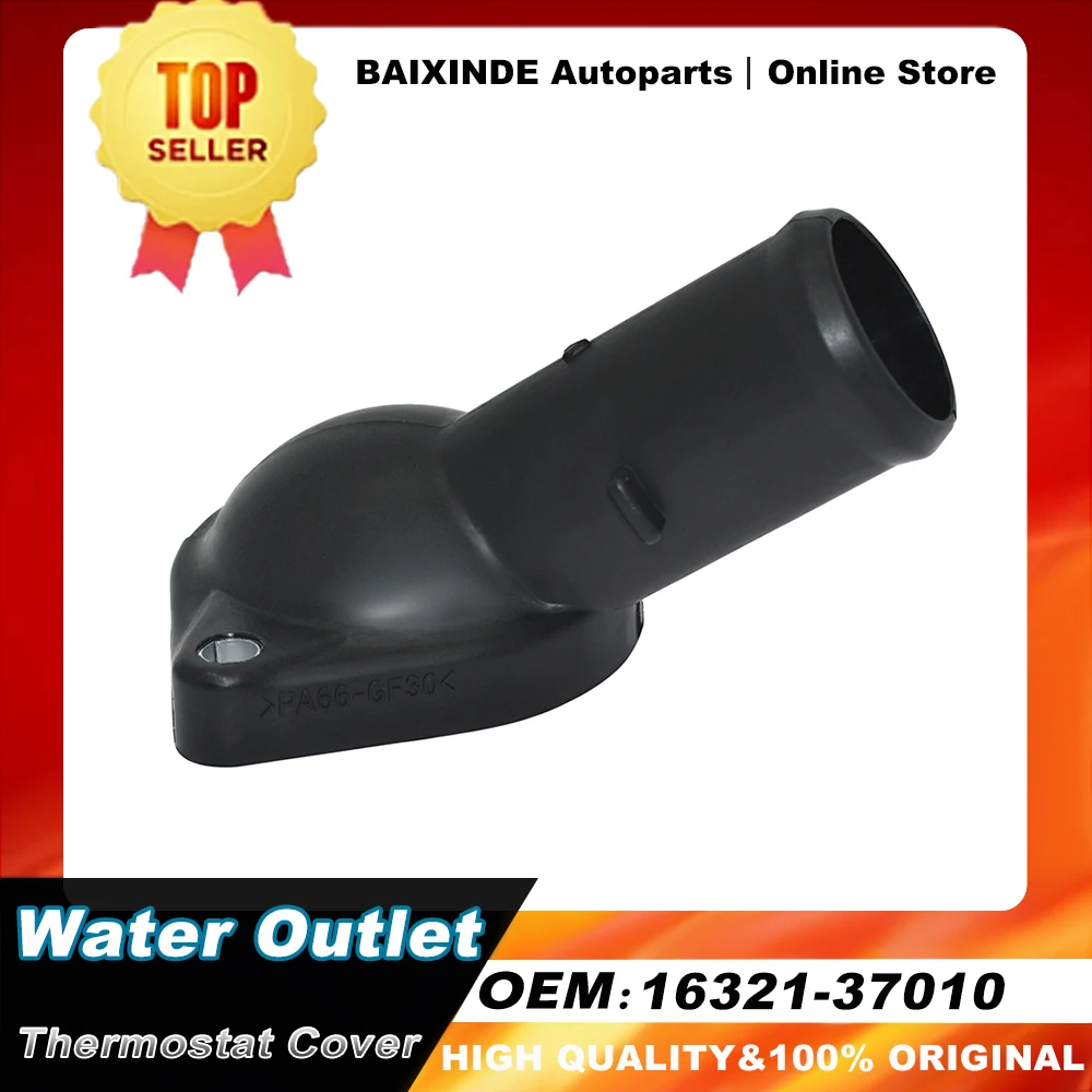 

OEM 16321-37010 16321 37010 1632137010 водяная розетка для Toyota Corolla 09-21 1.8L Matrix крышка термостата Scion автозапчасти