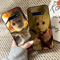 marvel groot phone case for samsung galaxy s10 plus s10e s10 lite for samsung s10 5g liquid silicon funda soft silicone cover