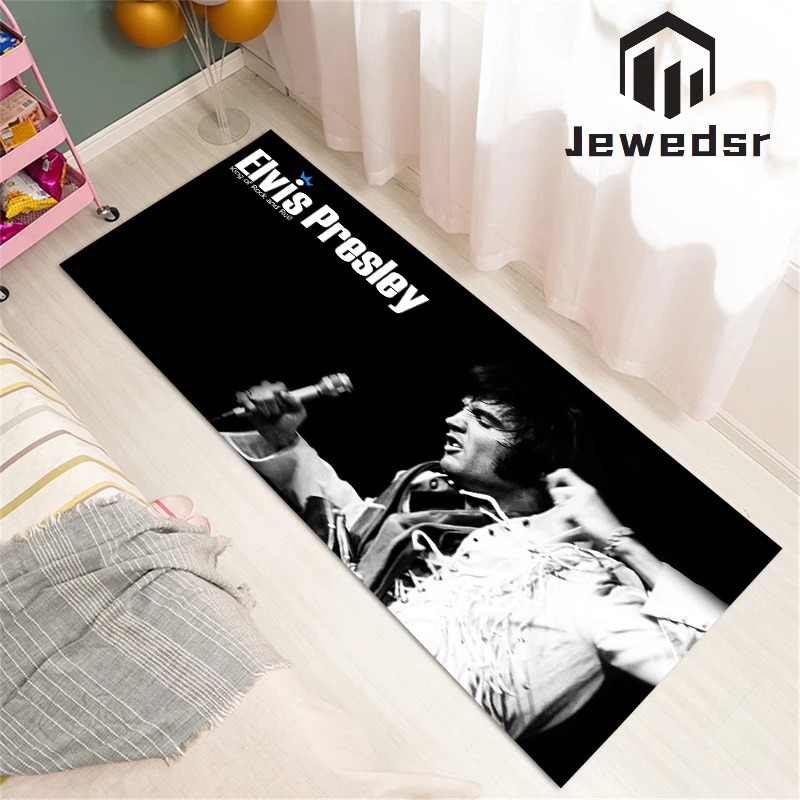 

Elvis Presley Hallway Carpet Entrance Door Mat Living Room Rugs for Bedroom Doormat Bath Mats Kitchen Rug Carpets Home the Floor