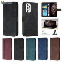luxury matte leather flip case for galaxy s22 ultra a73 a53 a33 a23 a13 a03 core m53 m33 m52 wallet card slots shockproof cover