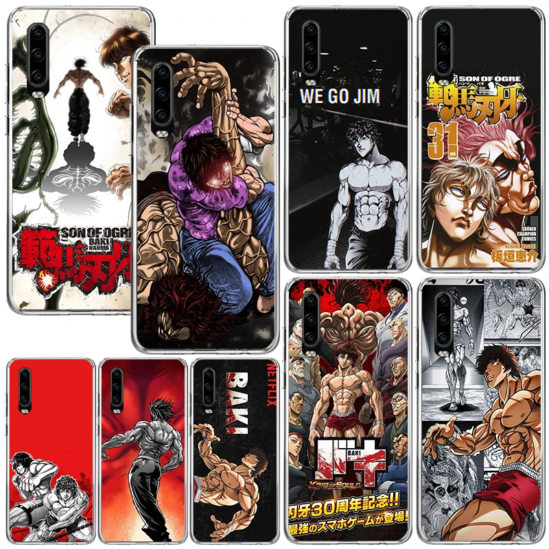 Оригинальный аниме чехол Baki the Grappler для телефона Huawei P30 P40 P20 P10 Lite Mate 20 10 Pro Y5 Y6 Y7 Y9S P