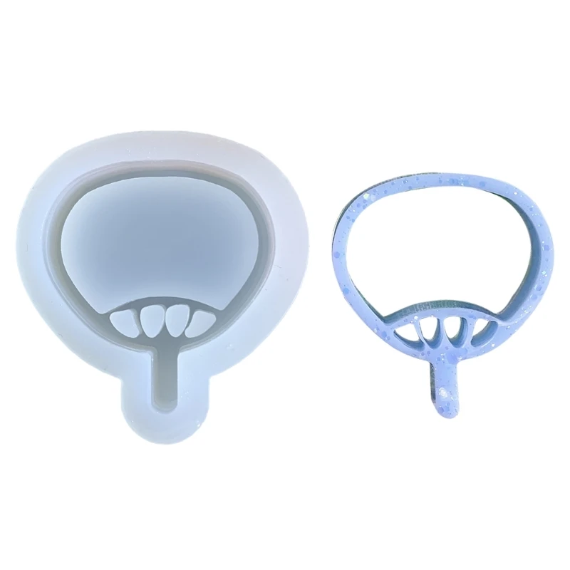 

Moulds Resin Shaker Molds Resin Casting Shaker Mould Fan Shaped Silicone Material Jewelry DIY Accessories