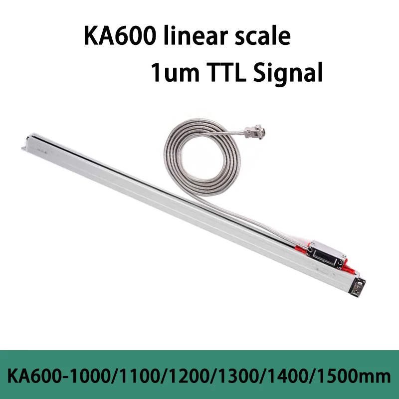 

SINO KA-600 1000 1100 1200 1300 1400 1500 мм 1 микрон TTL DRO линейная стеклянная шкала KA600 0,001 мм оптический энкодер для фрезерного токарного станка