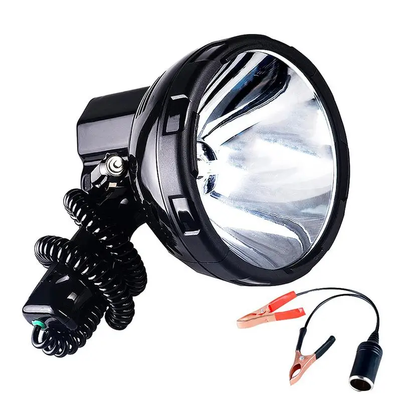 Portable Handheld HID Xenon Lamp Search Light 220W Outdoor Camping Hunting Fishing Spot Light Spotlight Searchlight Brightness