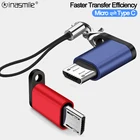 4 комплекта, Кабель-адаптер с Type C на Micro usb Type C на USB 3,0 OTG, зарядный кабель для MacbookPro, Xiaomi, Huawei, Samsung, зарядное устройство для телефона