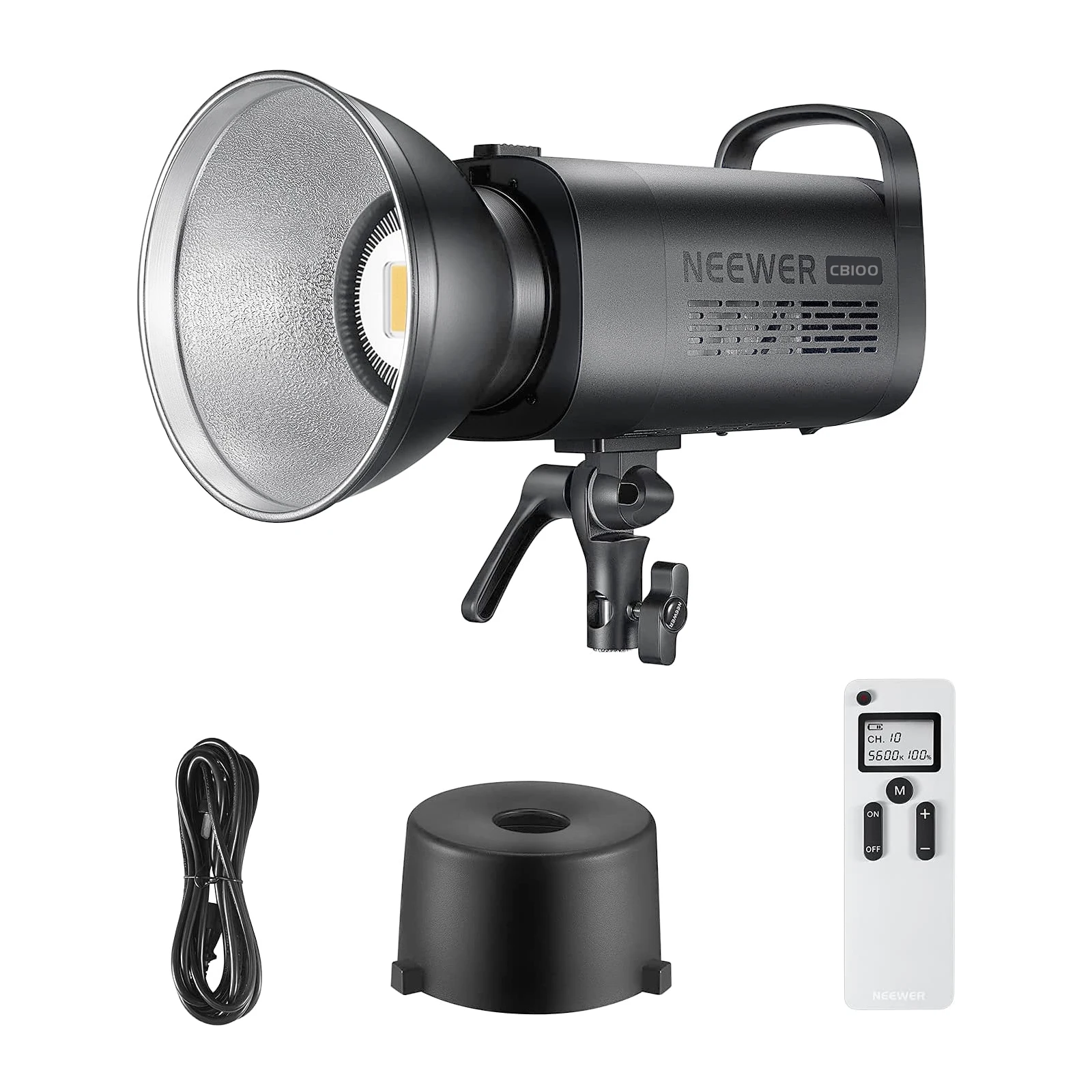 

Neewer 100W 5600K LED Video Light, Bowens Mount Daylight Balanced LED Continuous Lighting CRI 97+ With 2.4G Remote For YouTube