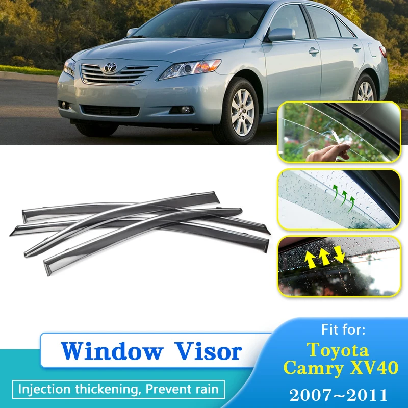 

Rain Deflector For Toyota Camry 40 XV40 2007 2008 2009 2010 2011 Car Window Visor Cover Guards Antirain Chuvento Windabweiser