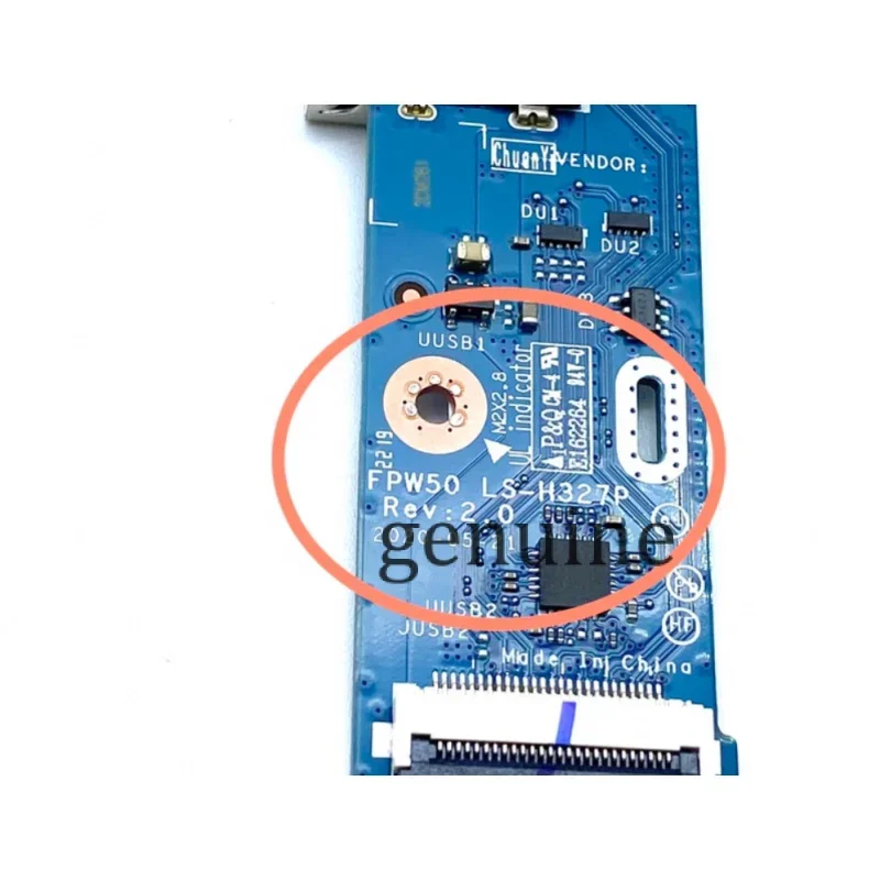 НОВАЯ USB-плата для ноутбука HP 15-DW 15S-DU L52039-001 FPW50 LS-H327P LA-H323P 100% тестирование быстрая
