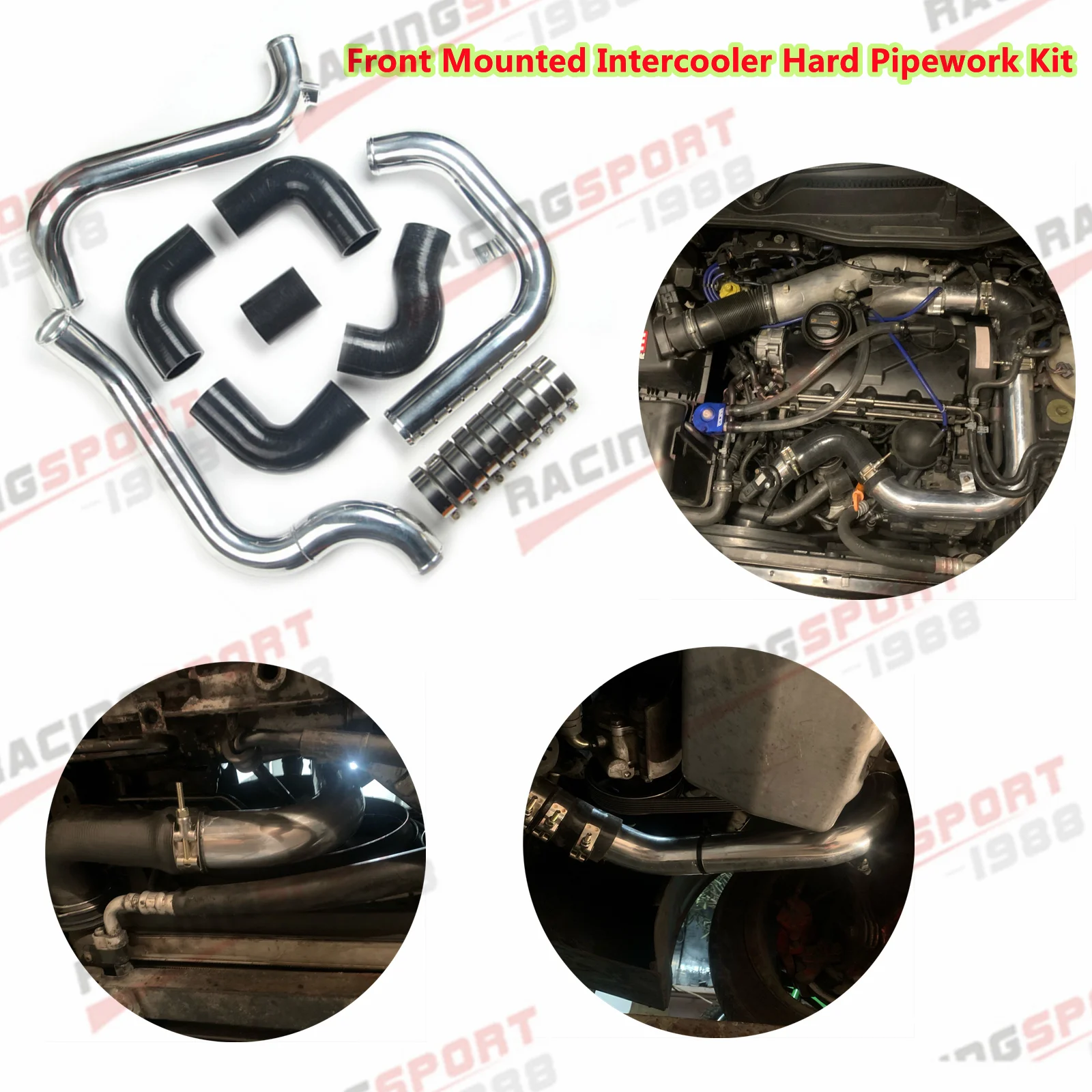 

Для всех моделей VW Golf Mk4, Bora, Seat Leon с двигателем 1,9 TDI PD150 ARL FMIC, комплект жесткой трубы, интеркулера
