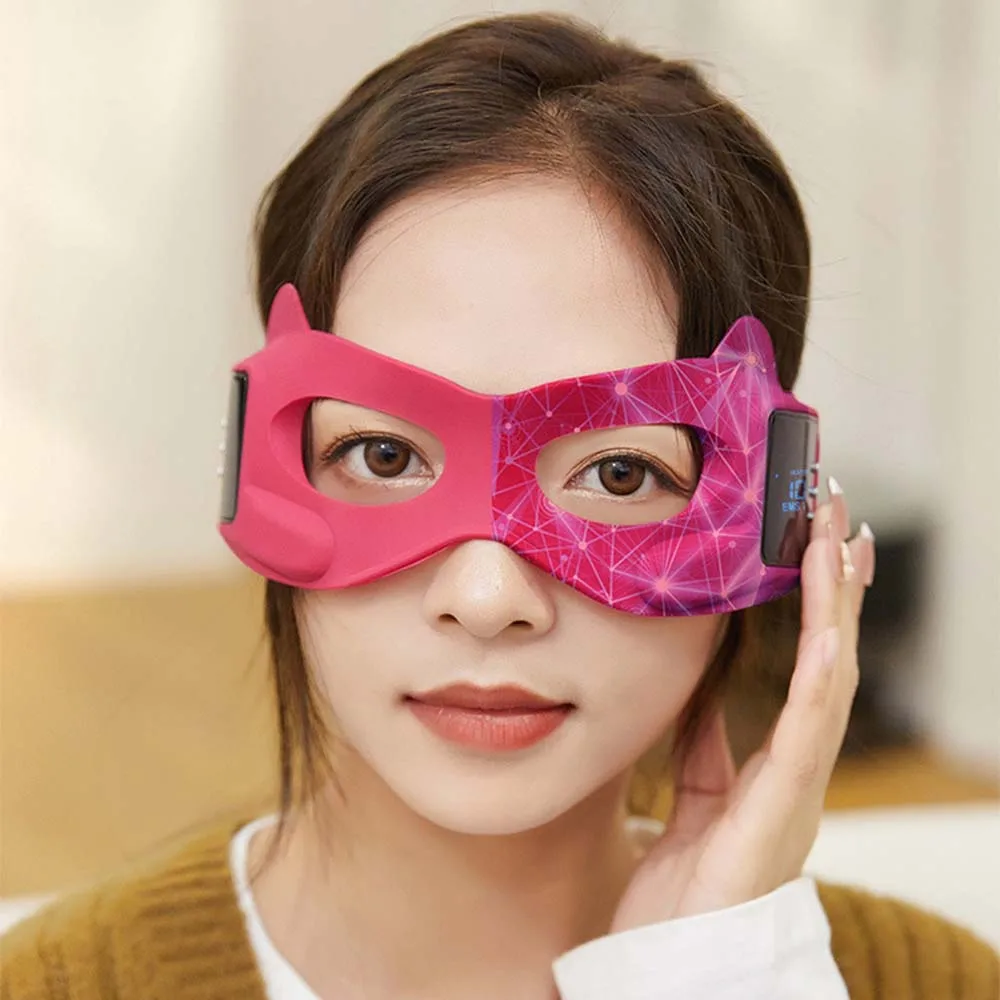 

Eye Massager Micro-current Anti-wrinkle Vibrating Hot Compress Slow-lifting Firming Anti-aging With Beauty Instrument Eye Mask