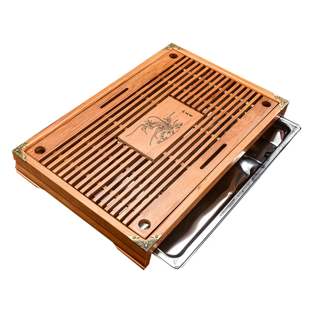 

Solid Wood Tea Tray Drainage Water Storage Kung Fu Tea Set Drawer Tea Board Table Chinese Tea Ceremony Tools,2