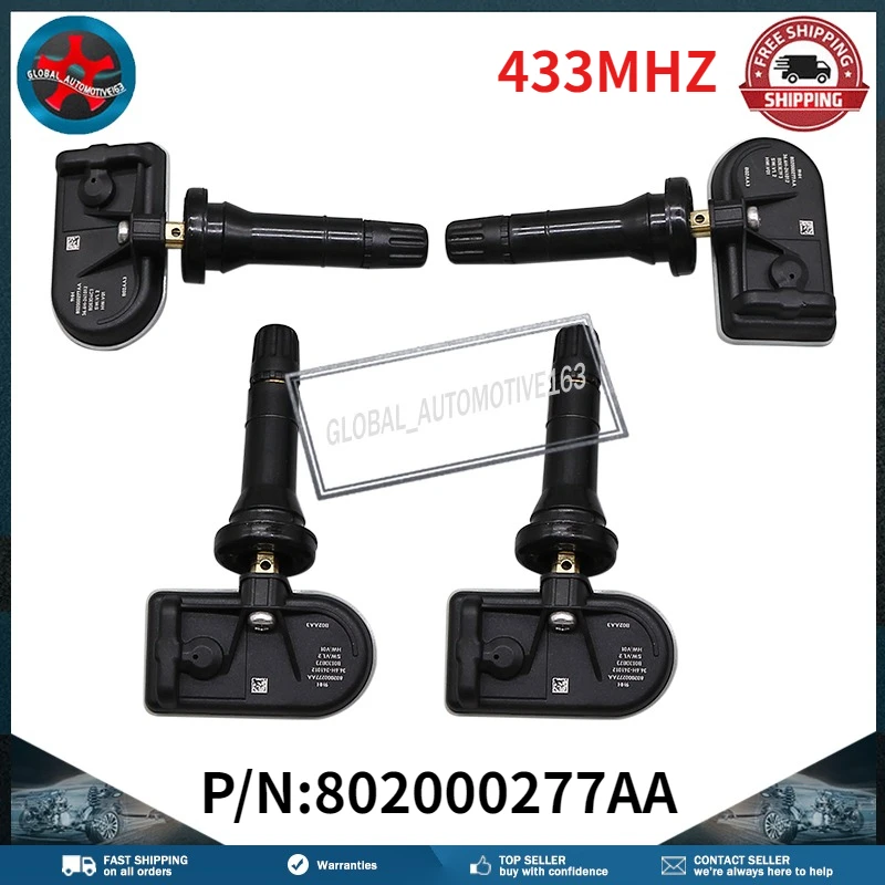 Фото 802000277AA Датчик давления в шинах 433 МГц для Chery Fulwin T6 OMODA 5 Tiggo 8 PLUS EXEED LX C-DM Exlantix ES ET LUXEED S7 №1