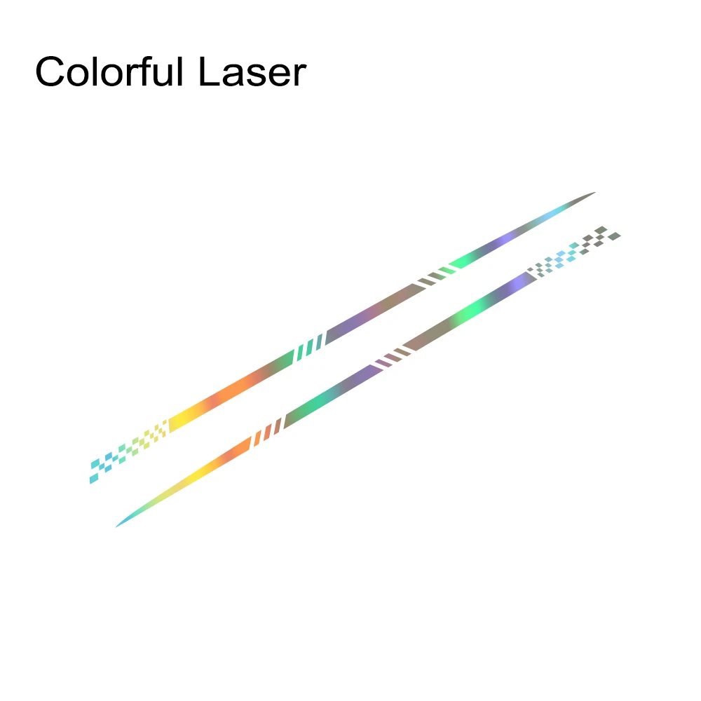 

Универсальные автомобильные наклейки на талию, виниловые наклейки на боковые полосы кузова гоночного автомобиля, Стайлинг, аксессуары для украшения «сделай сам», 2 шт