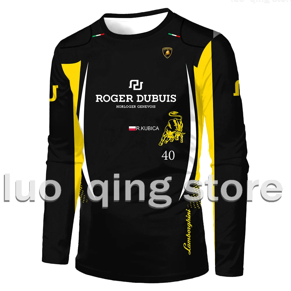 

Mens Fashion Street Sport Shirt Outdoor Extreme Sports Top Extra Large Long Sleeve Scana Racing Race Hot Sale Breathable T-shirt