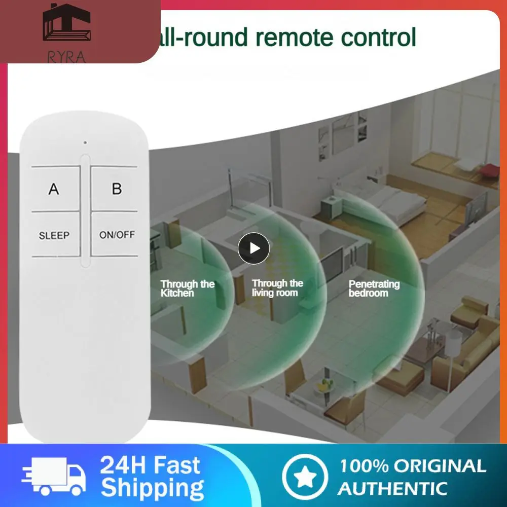 

Беспроводной настенный пульт дистанционного управления Дистанционное управление 433,92 МГц переключатель дистанционного управления 360 ° круглый пульт дистанционного управления