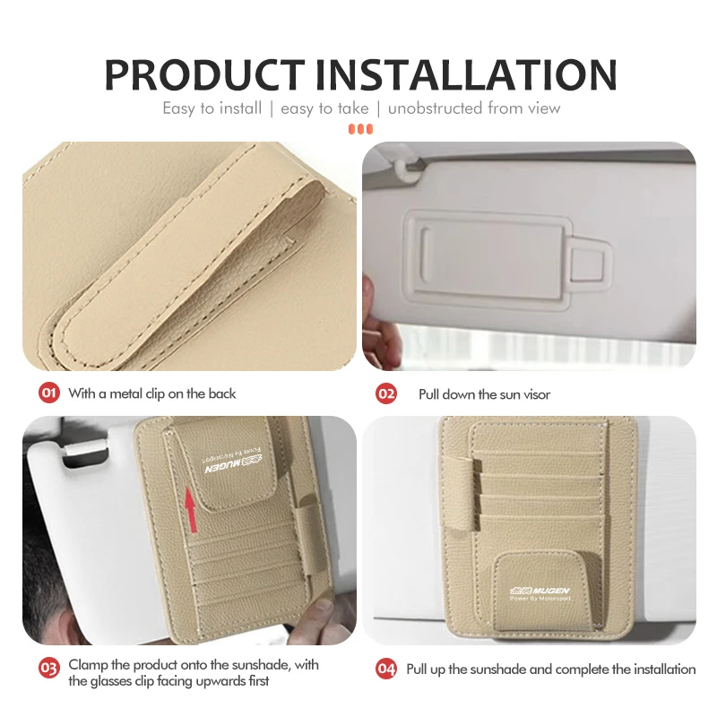 Автомобильный солнцезащитный козырек держатель для очков Органайзер аксессуары