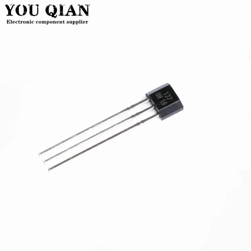 

100pcs/lot OH137 137 Hall Effect Sensor for Highly Sensitive Instruments TO-92S