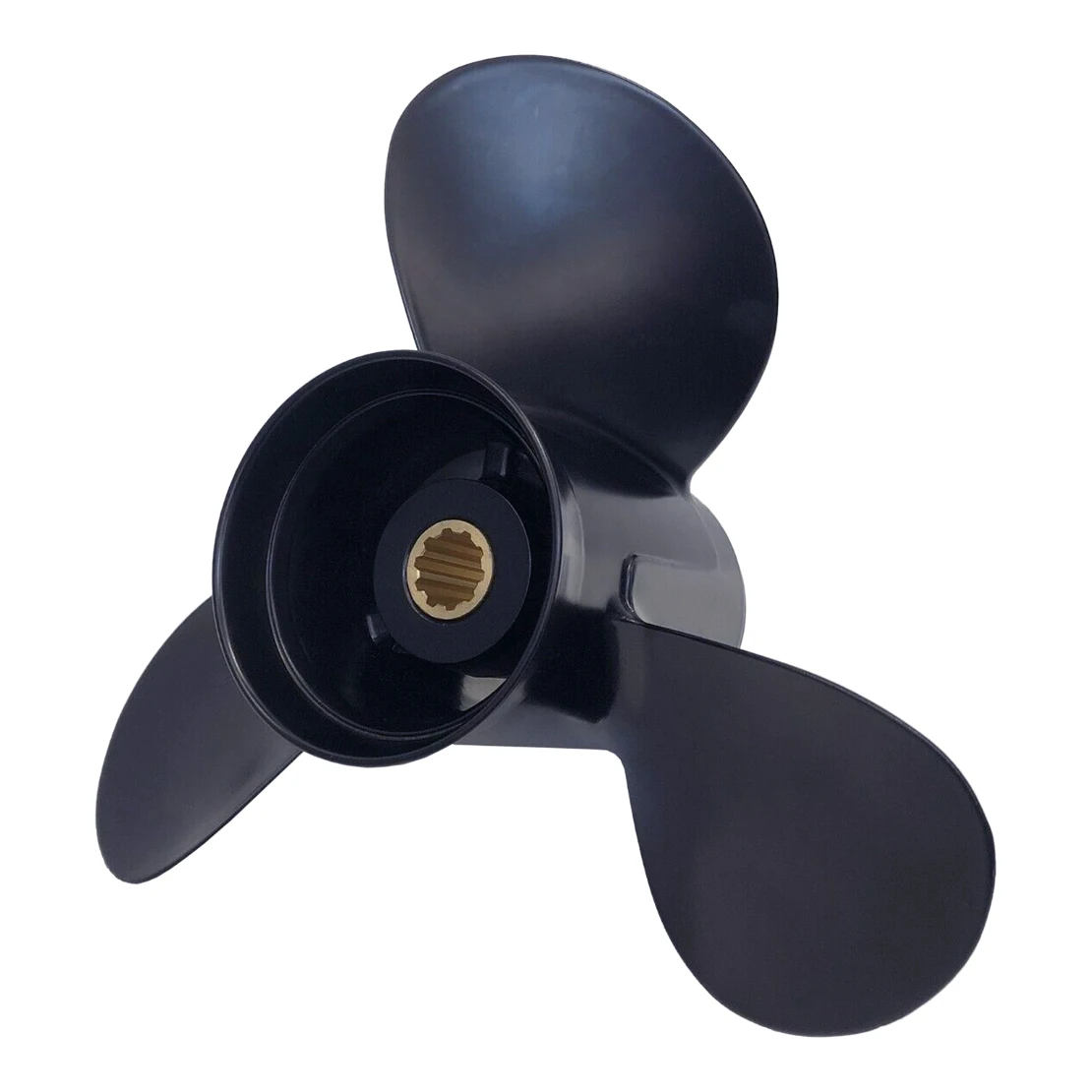 Boat Propeller 48-19640A40 346-64104-5 3R0B645270 Fit for Mercury Mariner Tohatsu Nissan Outboard 25-30HP Black Aluminum Alloy