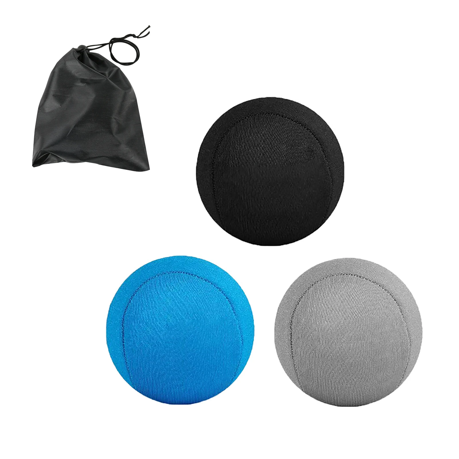 

3pcs Grip Strengthening Solid Stress Ball Kids Adults TPR Tri Density Indoor Outdoor Hand Therapy Exercise Restoration Gift