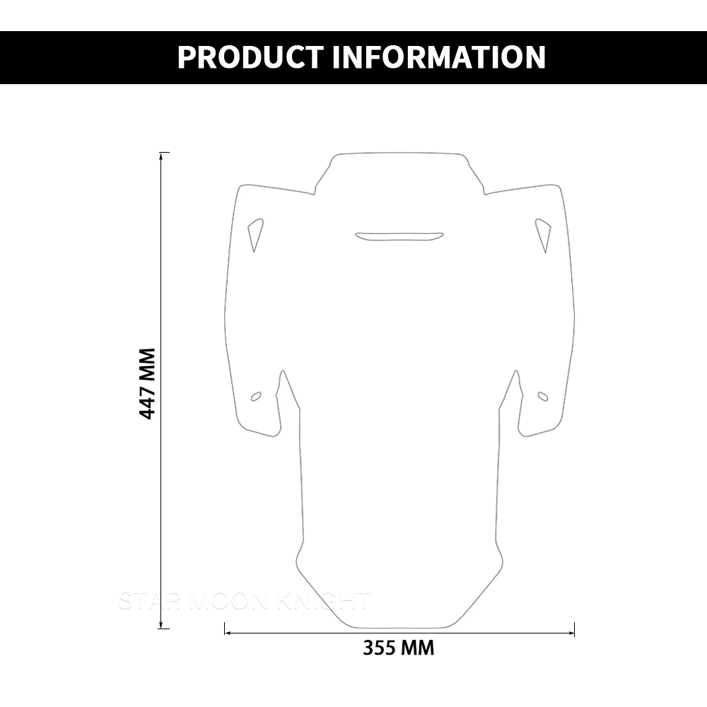 Ветрозащитный экран для мотоцикла алюминиевый ветровой YAMAHA TMAX T-MAX 560 TMAX560 T-MAX560 2022